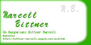 marcell bittner business card